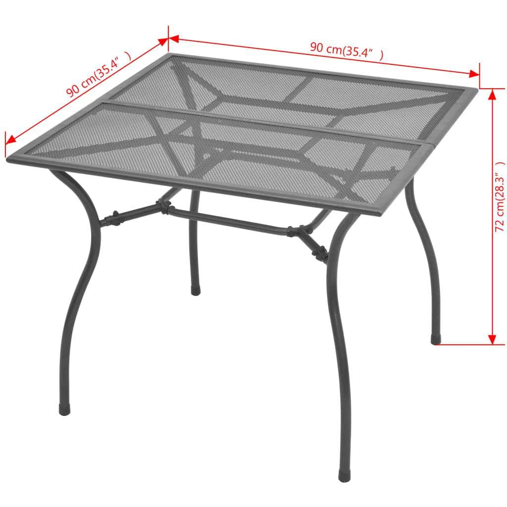 Garden Table  Steel Mesh