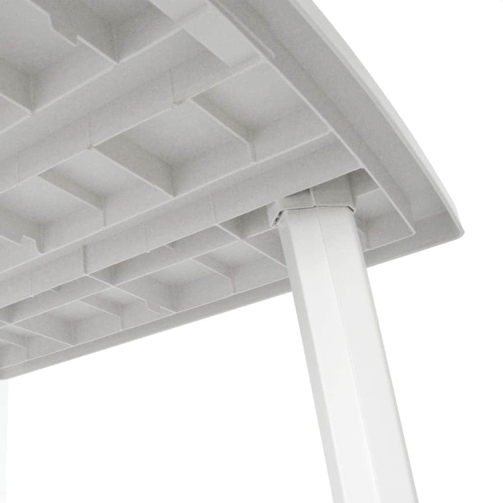 Garden Table White - Plastic