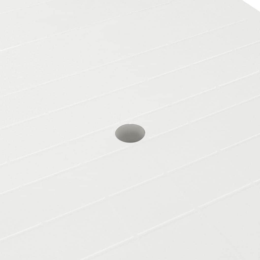 Garden Table White - Plastic