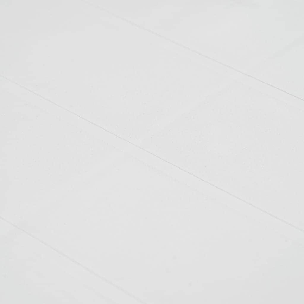 Garden Table White  Plastic Rattan Look