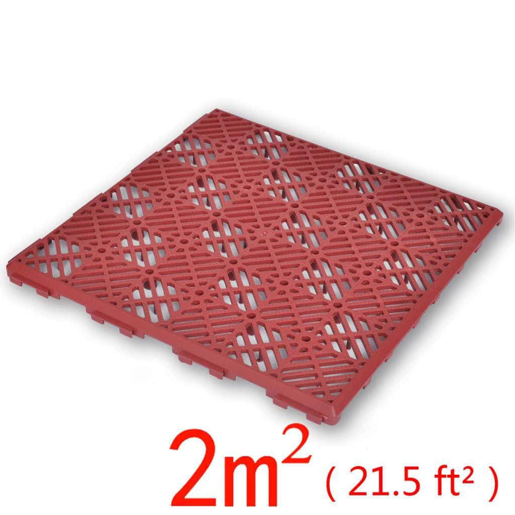 Garden Tiles Plastic Floor Tiles
