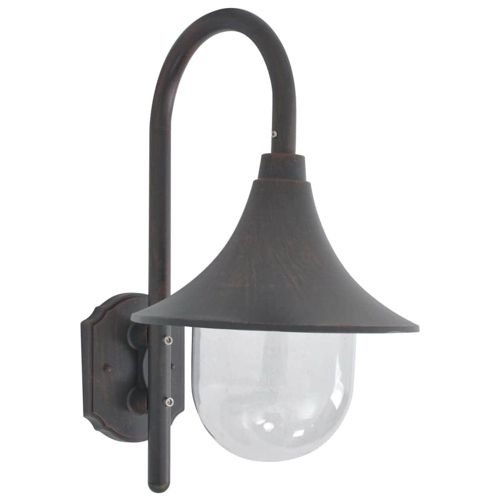 Garden Wall Lamp E27 42 cm Aluminium Bronze - Simple deals