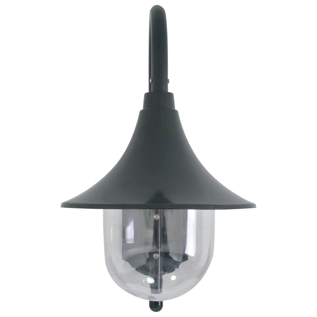 Garden Wall Lamp E27 42 cm Aluminium Dark Green - Simple deals