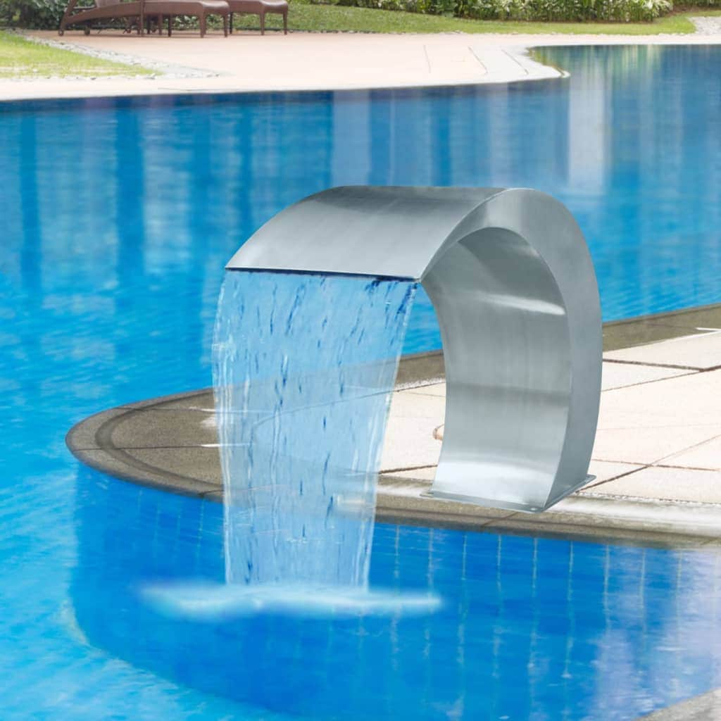 Garden Waterfall Pool Fountain Stainless Steel - Simple deals