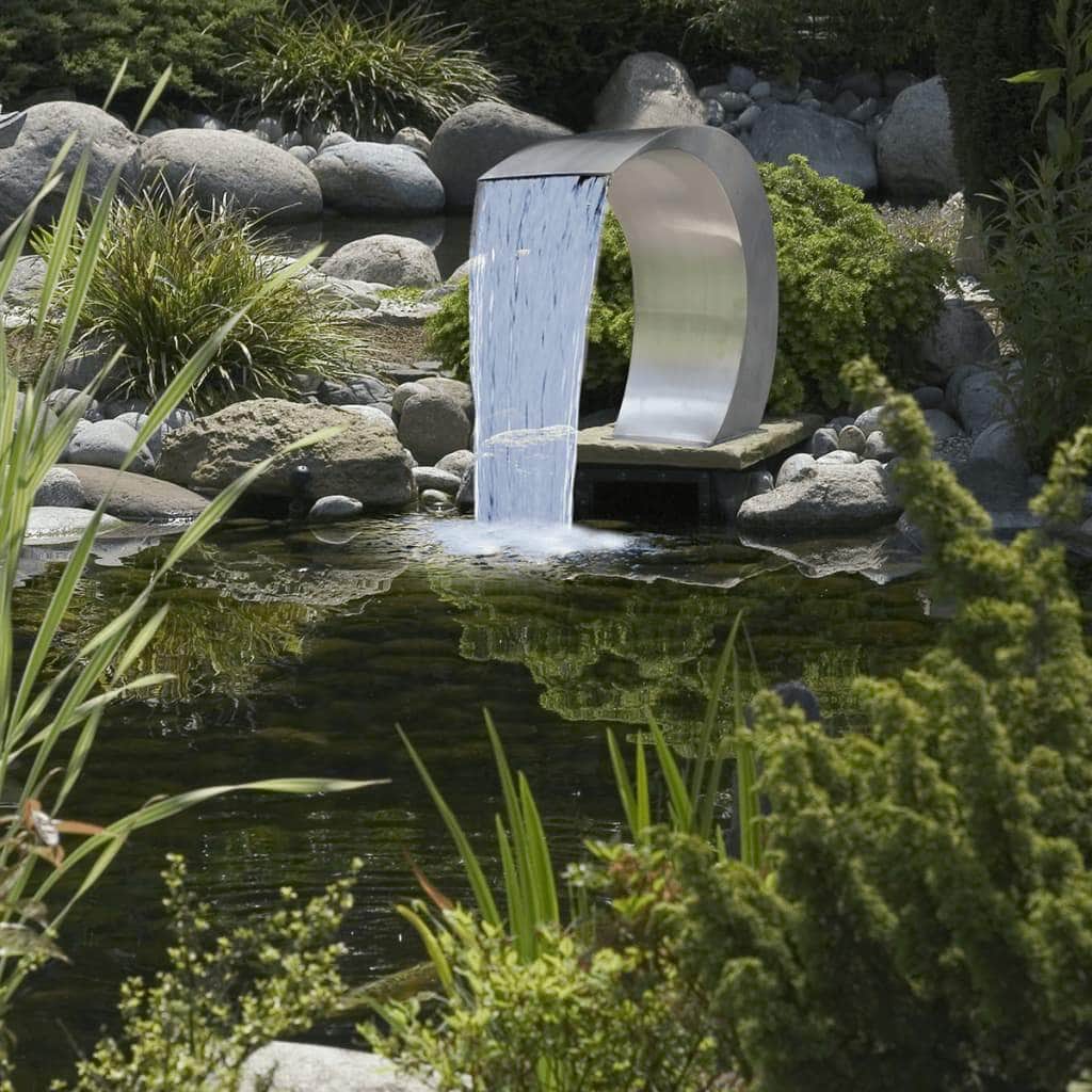 Garden Waterfall Pool Fountain Stainless Steel - Simple deals