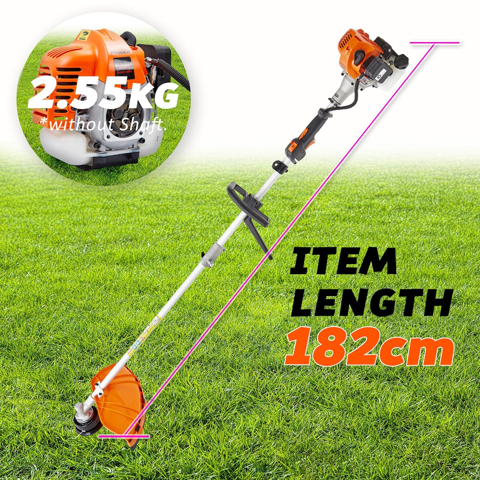 Garden Whipper Snipper Brush Cutter 26cc with 1 Blade | Gardening Tools - photo 21