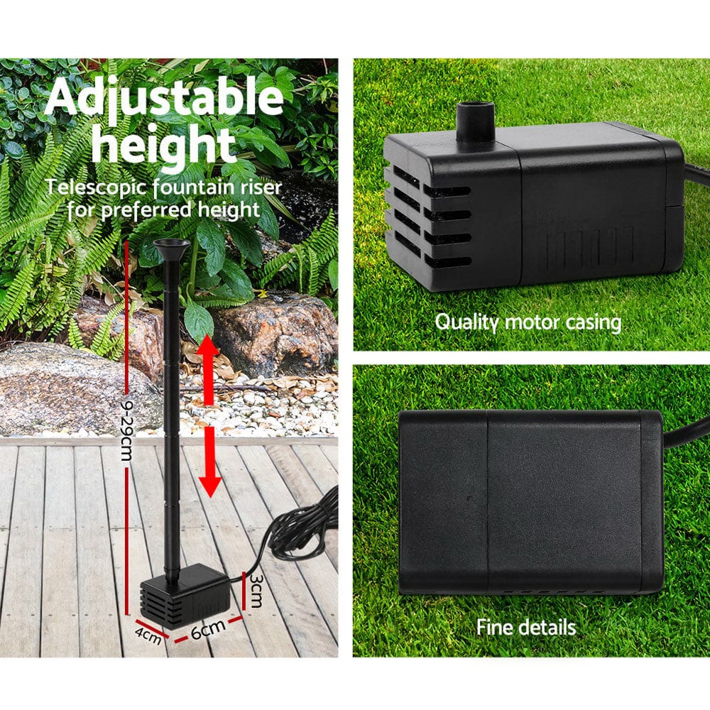Fountain & Ponds Accessories - Solar Pond Pump 4Ft