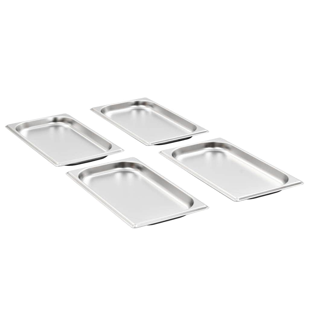 Gastronorm Containers 12 pcs GN 1/3 20 mm Stainless Steel