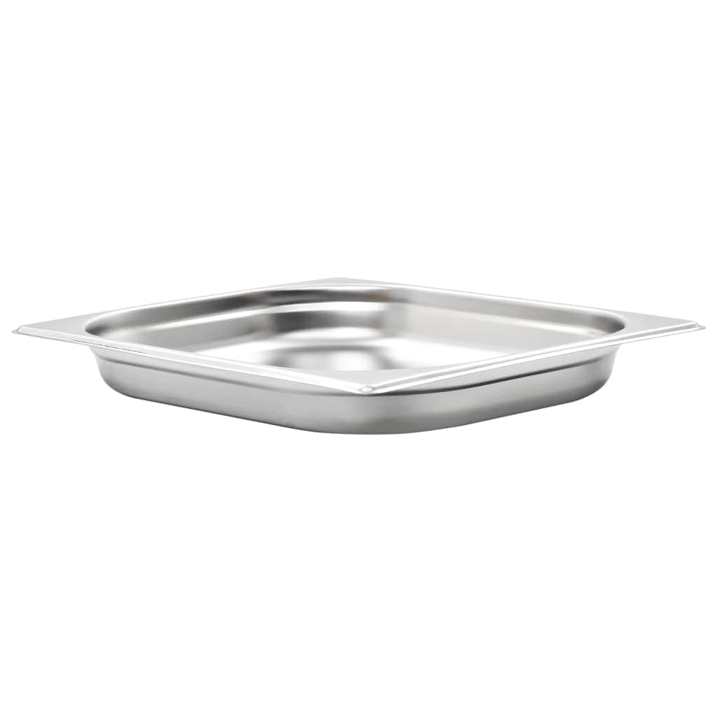 Gastronorm Containers 8 pcs GN 1/2 40 mm Stainless Steel