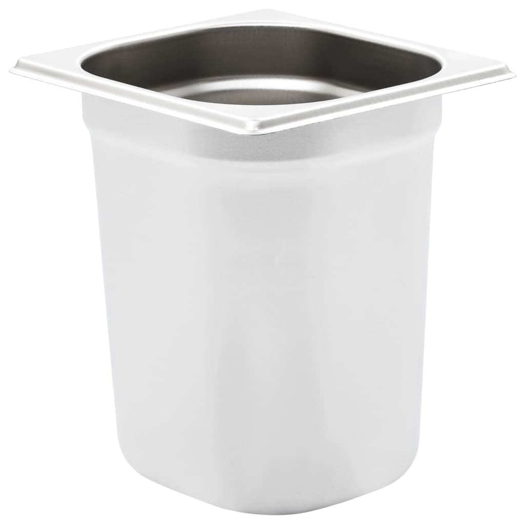 Gastronorm Containers 8 pcs GN 1/6 200 mm Stainless Steel