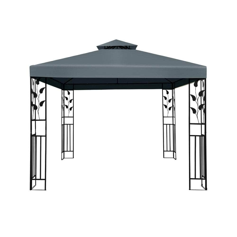 Gazebo 3X3M Party Marquee Outdoor Wedding Event Tent Iron Art Canopy