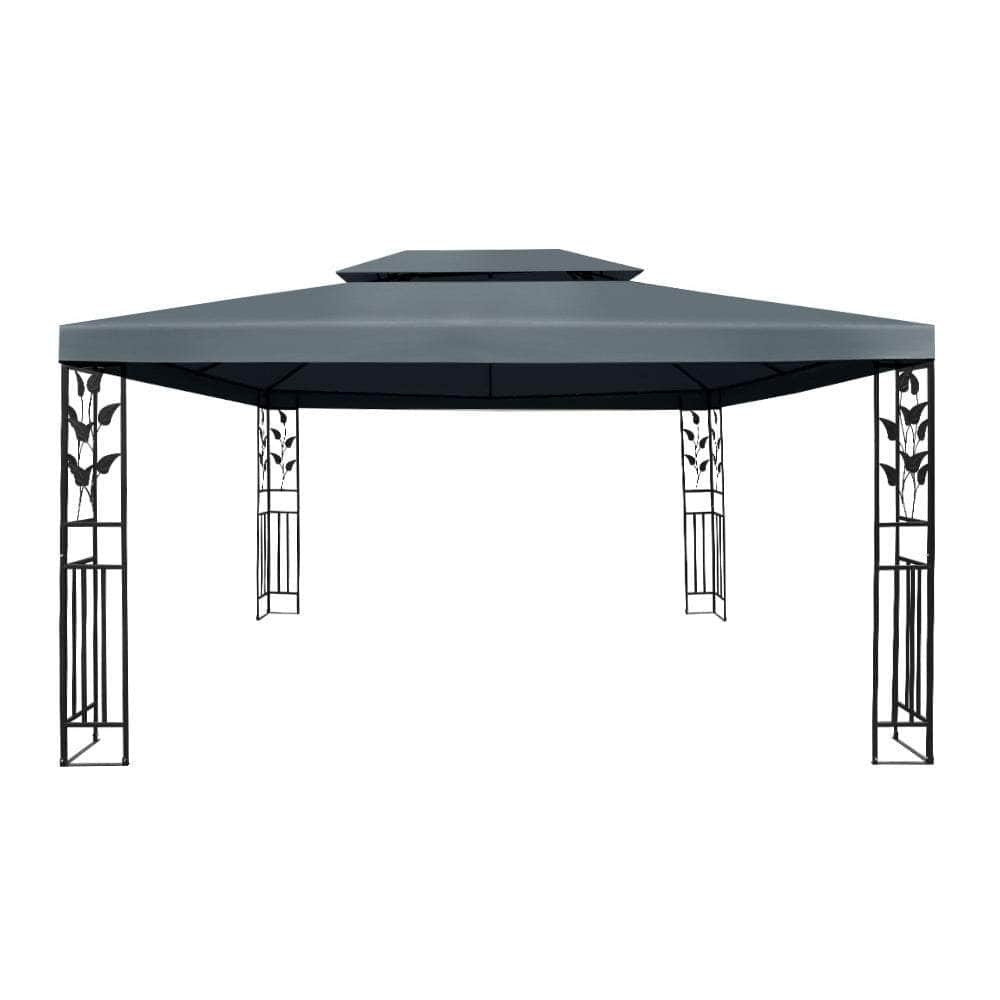 Gazebo 4X3M Party Marquee Outdoor Wedding Event Tent Iron Canopy