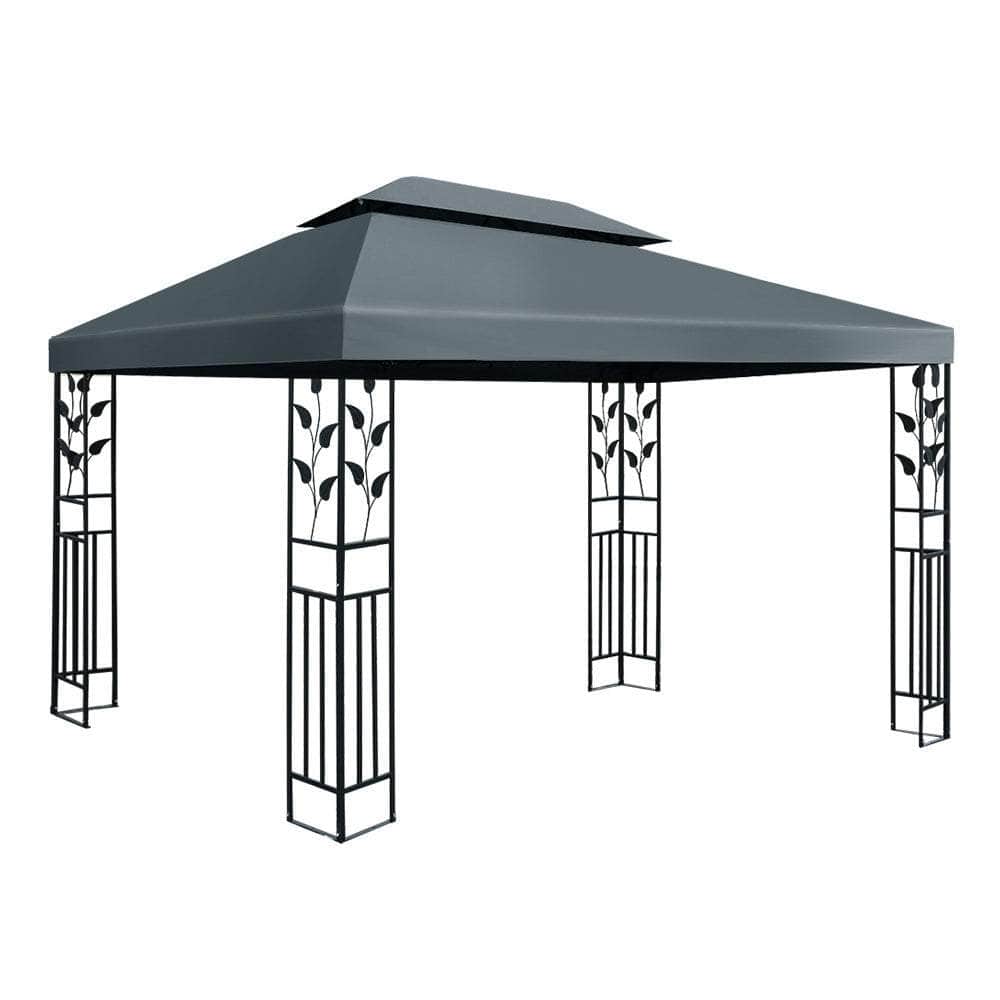 Gazebo 4X3M Party Marquee Outdoor Wedding Event Tent Iron Canopy