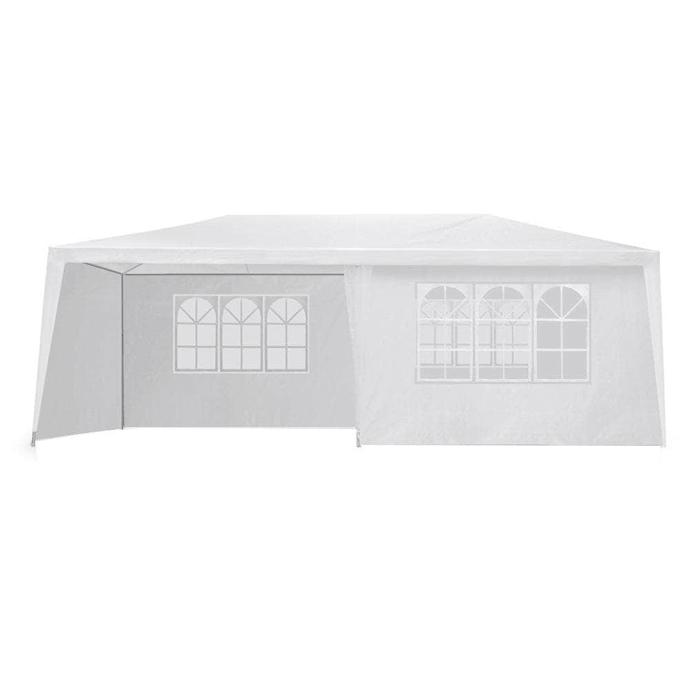 Gazebo Outdoor Marquee Wedding Gazebos Party Tent Camping White 3X6M