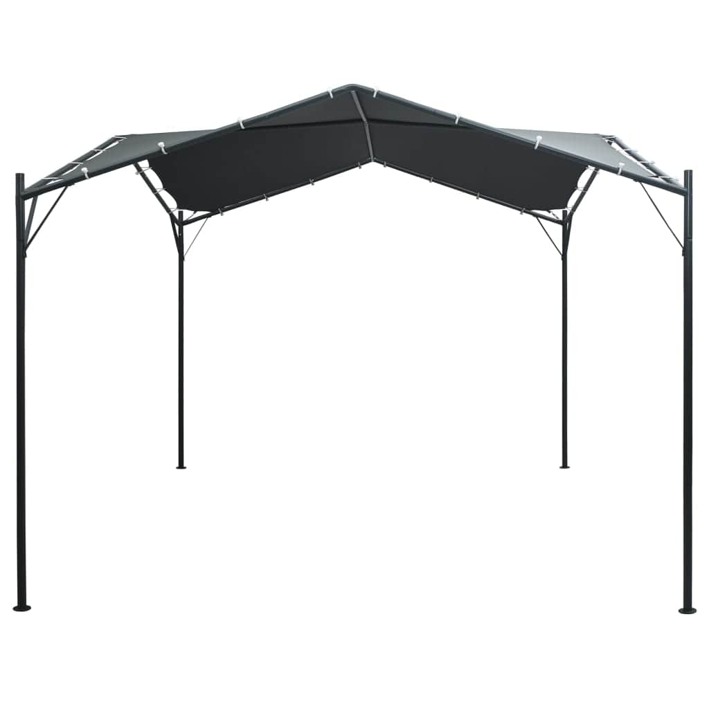Gazebo Pavilion Tent Canopy Steel Anthracite