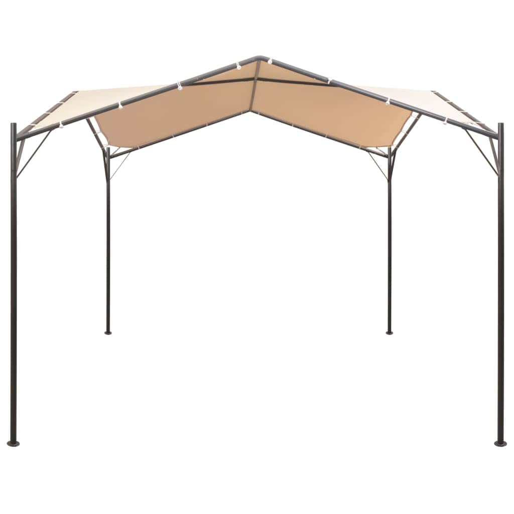 Gazebo Pavilion Tent Canopy Steel - Beige
