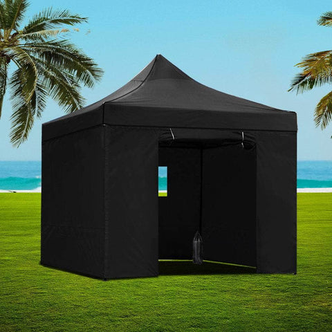 Gazebo Pop Up Marquee 3x3 Folding Wedding Tent Gazebos Shade