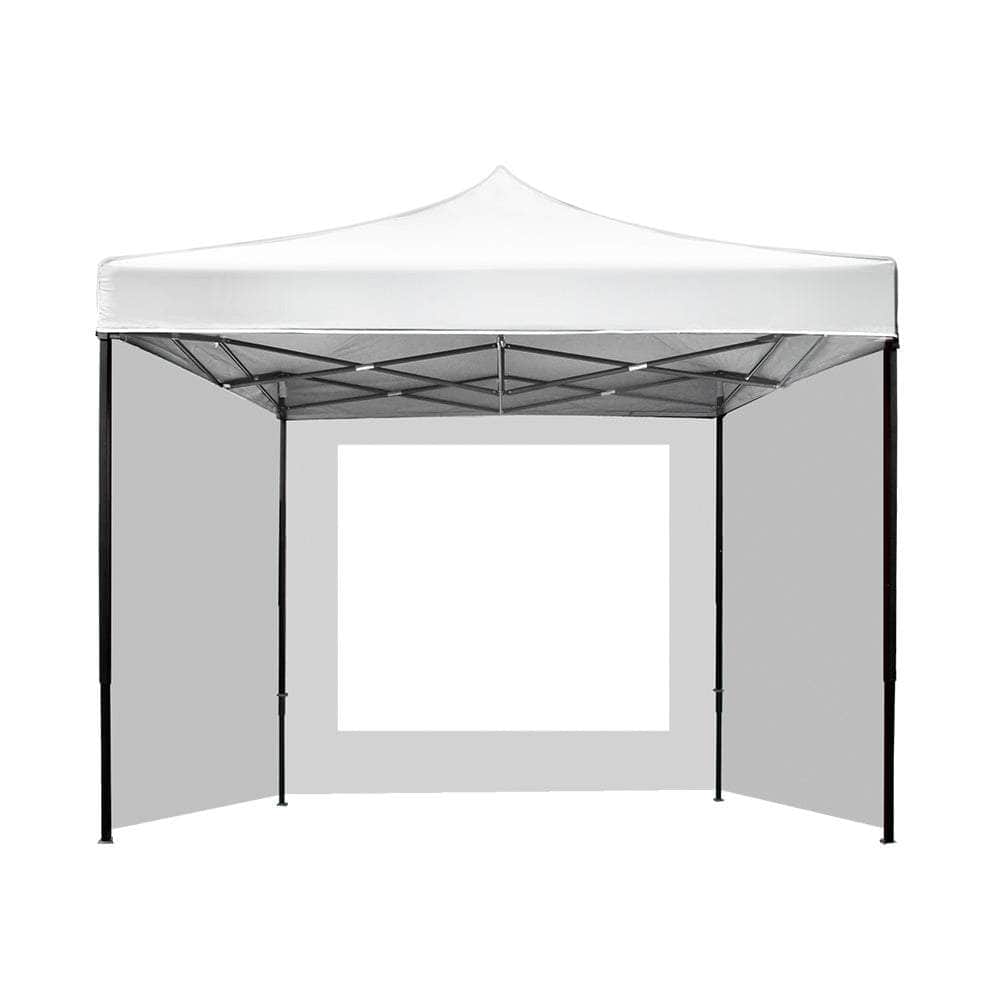 Gazebo Pop Up Marquee 3x3 Folding Wedding Tent Gazebos Shade White