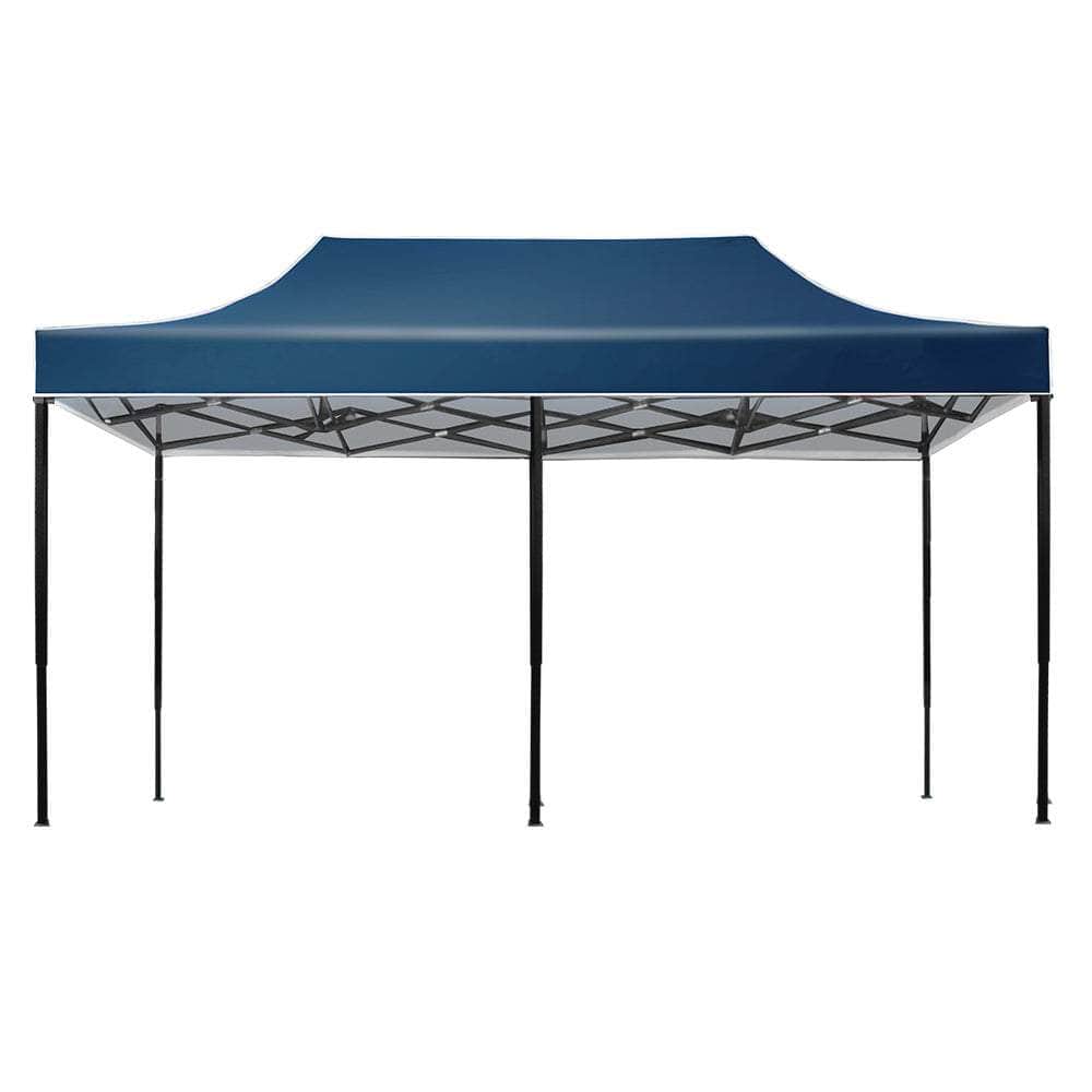 Gazebo Pop Up Marquee 3x6 Outdoor Tent Folding Wedding Gazebos Navy