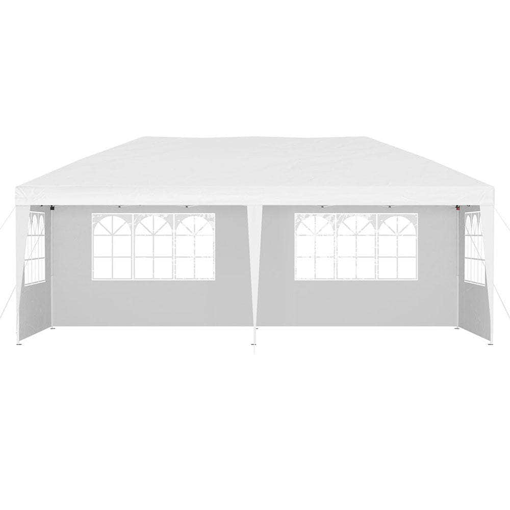Gazebo Pop Up Marquee 3x6m Wedding Party Outdoor Tent White