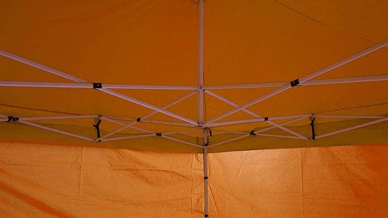 Gazebo Tent Marquee 3x3 PopUp Outdoor - Orange, Orange colour