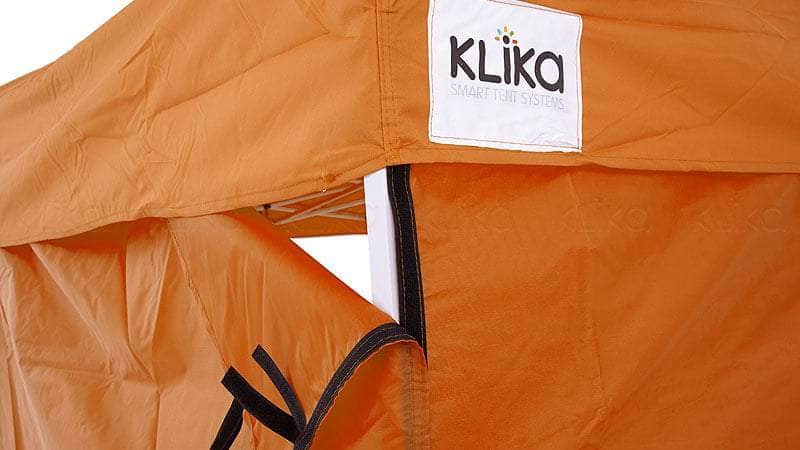 Gazebo Tent Marquee 3x3 PopUp Outdoor - Orange - Orange colour