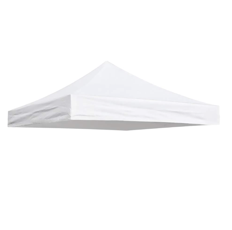 Gazebo Tent Top Cover Camping Beach Sunshade Shelter - White / 2X2M