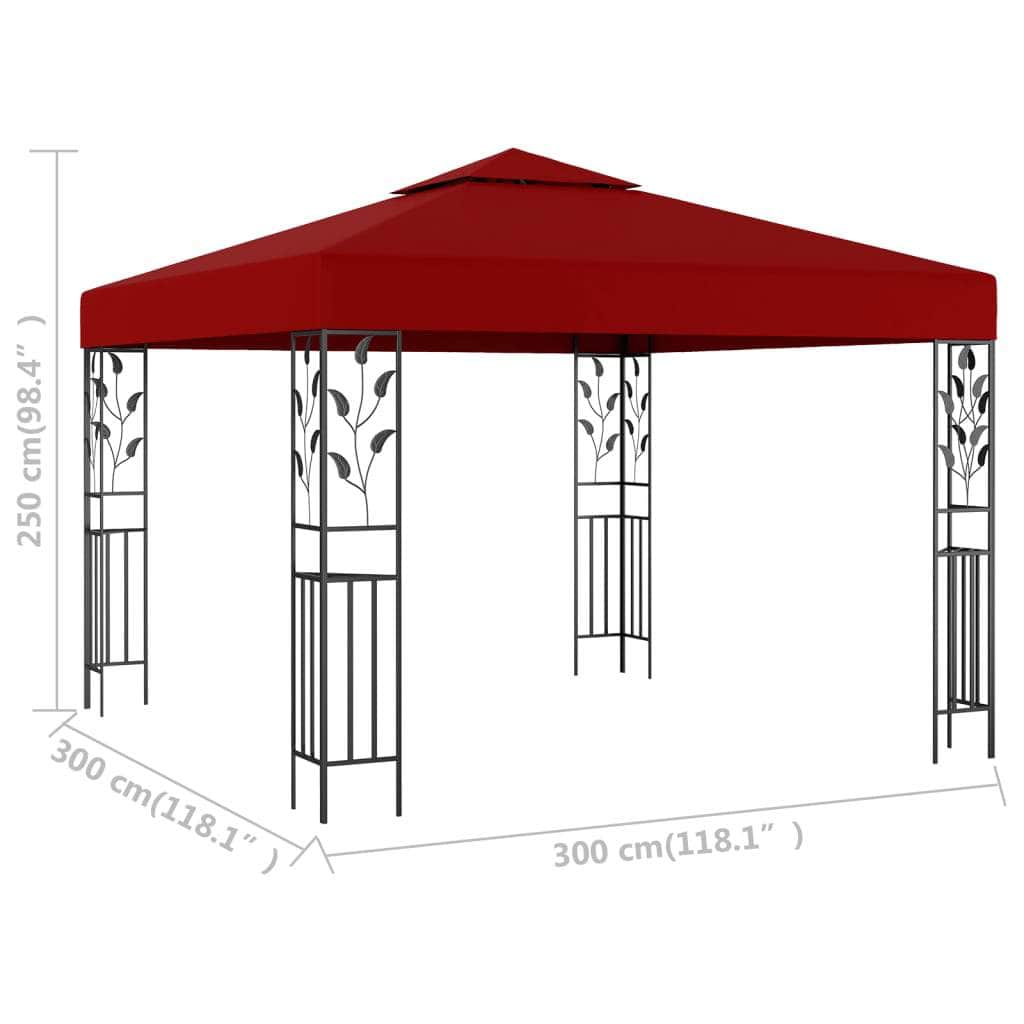 Gazebo Wine Red