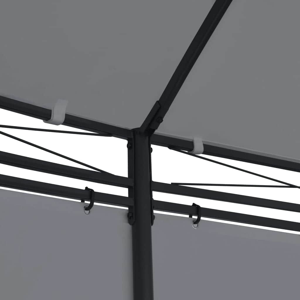 Gazebo with Curtains Anthracite Durable