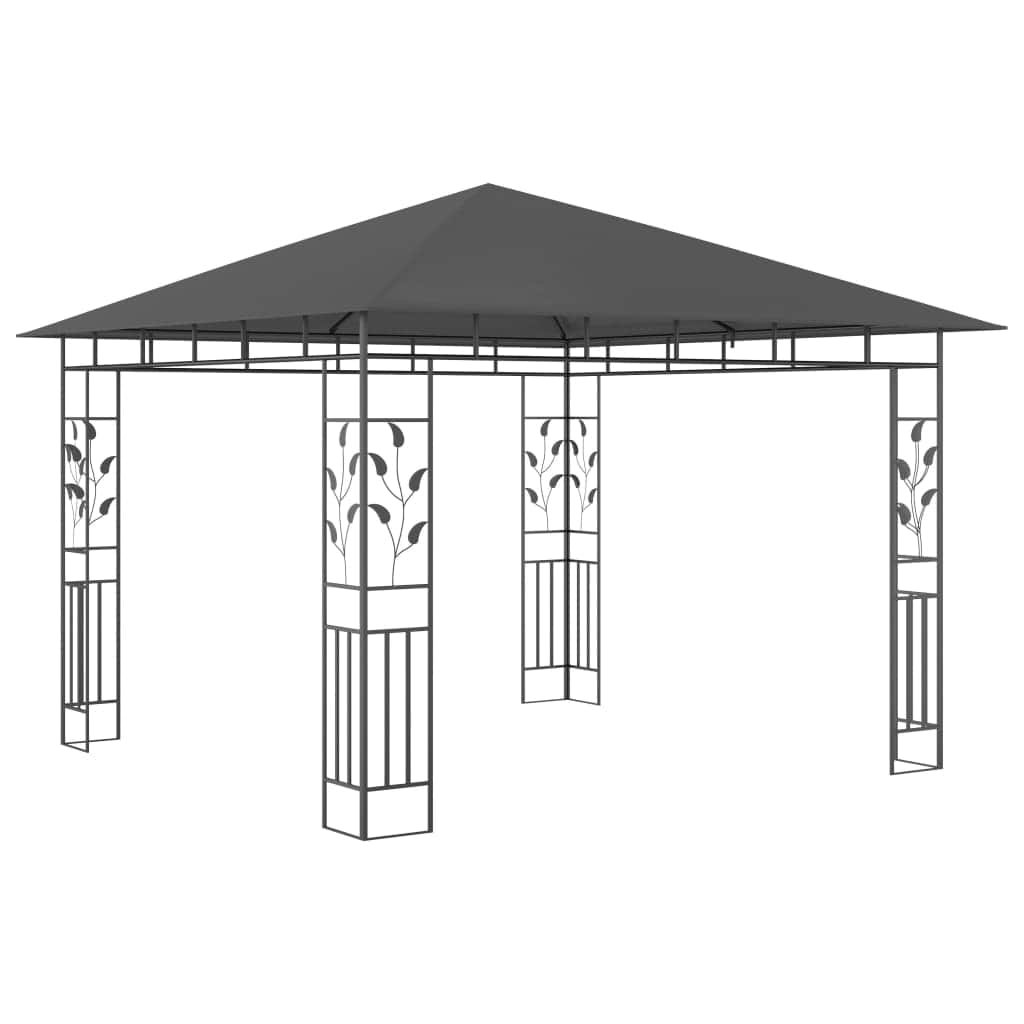 Gazebo with Mosquito Net Anthracite 180 g/mÂ²