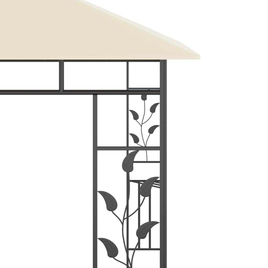 Gazebo with Mosquito Net Cream 180 g/mÂ²