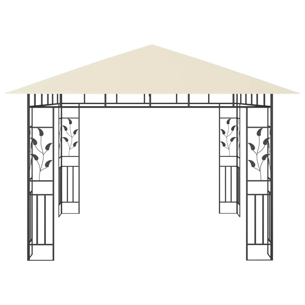 Gazebo with Mosquito Net Cream 180 g/mÂ²