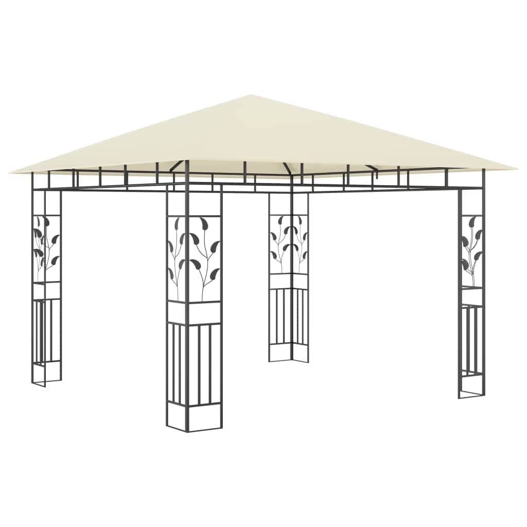 Gazebo with Mosquito Net Cream 180 g/mÂ²