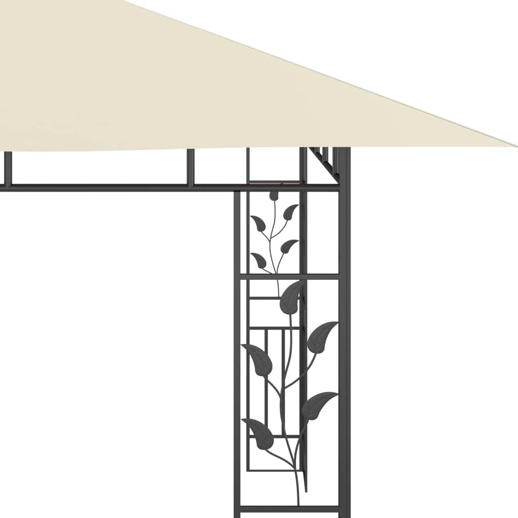 Gazebo with Mosquito Net Cream 180 g/mÂ²