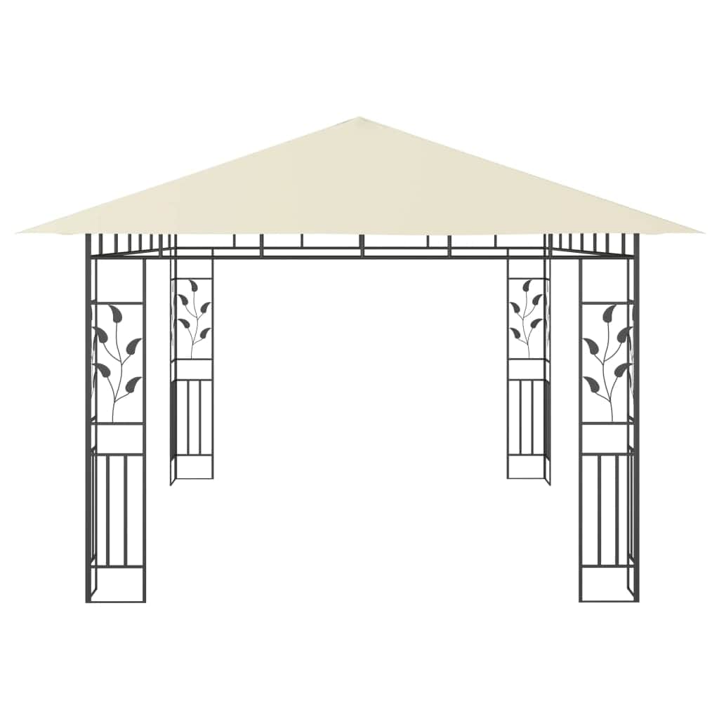 Gazebo with Mosquito Net Cream 180 g/mÂ²