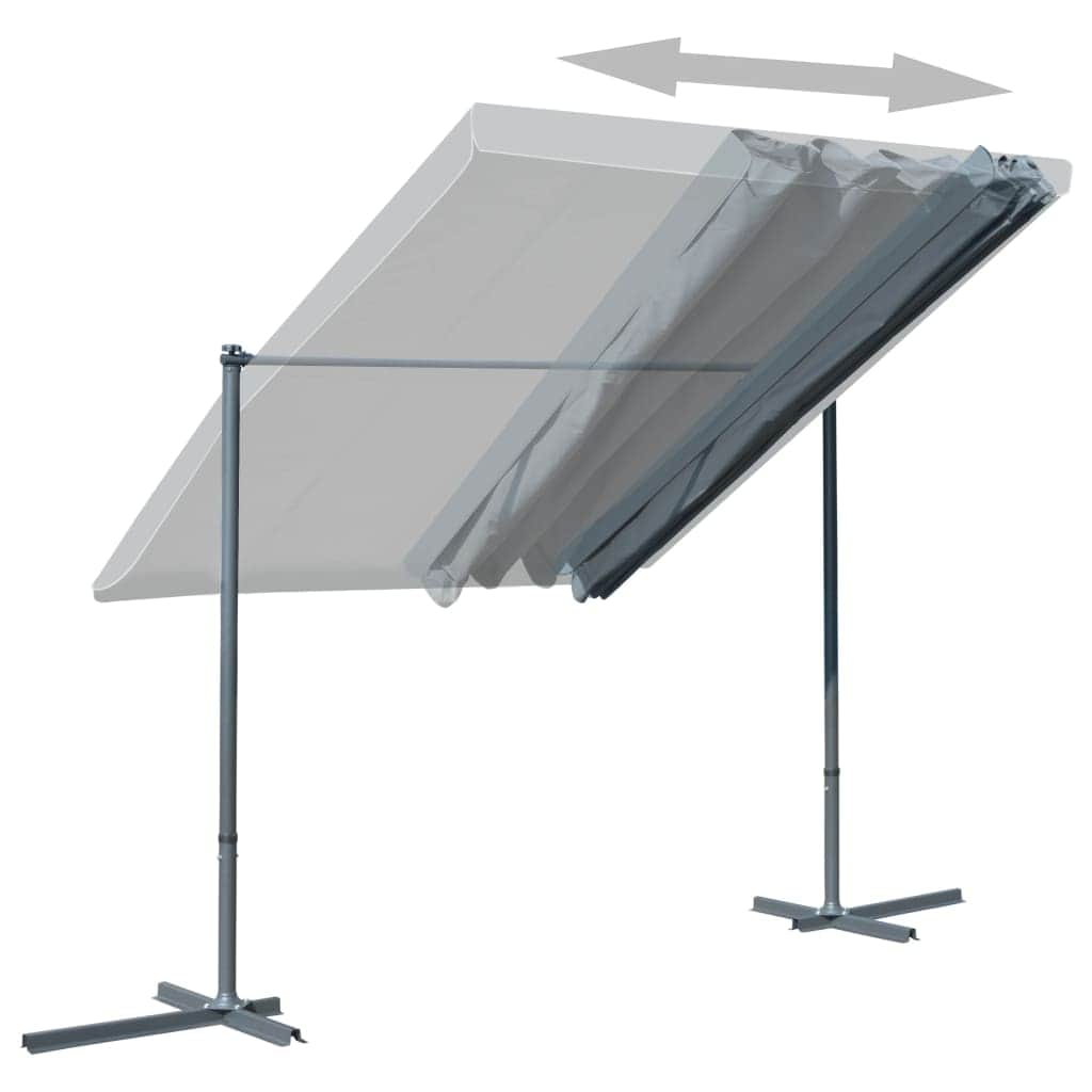 Gazebo with Tiltable Retractable Roof  Anthracite