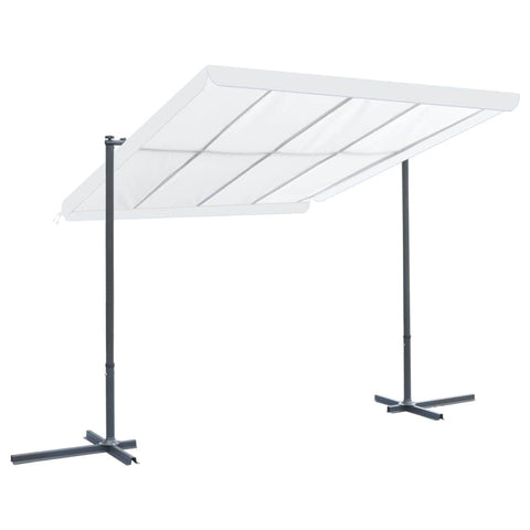 Gazebo with Tiltable Sliding Roof  Cream