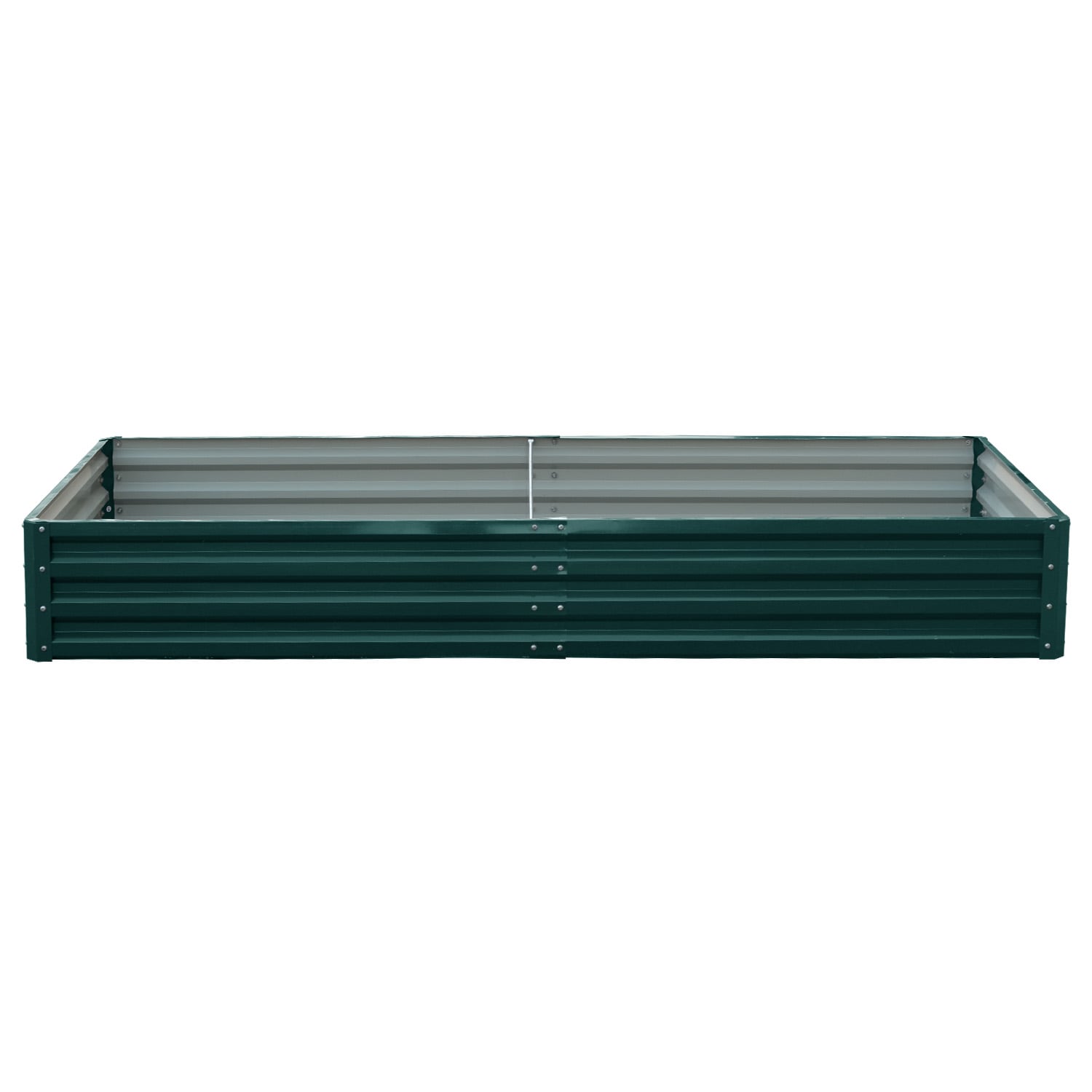 Garden Bed Galvanized Steel Green 240x120x30cm