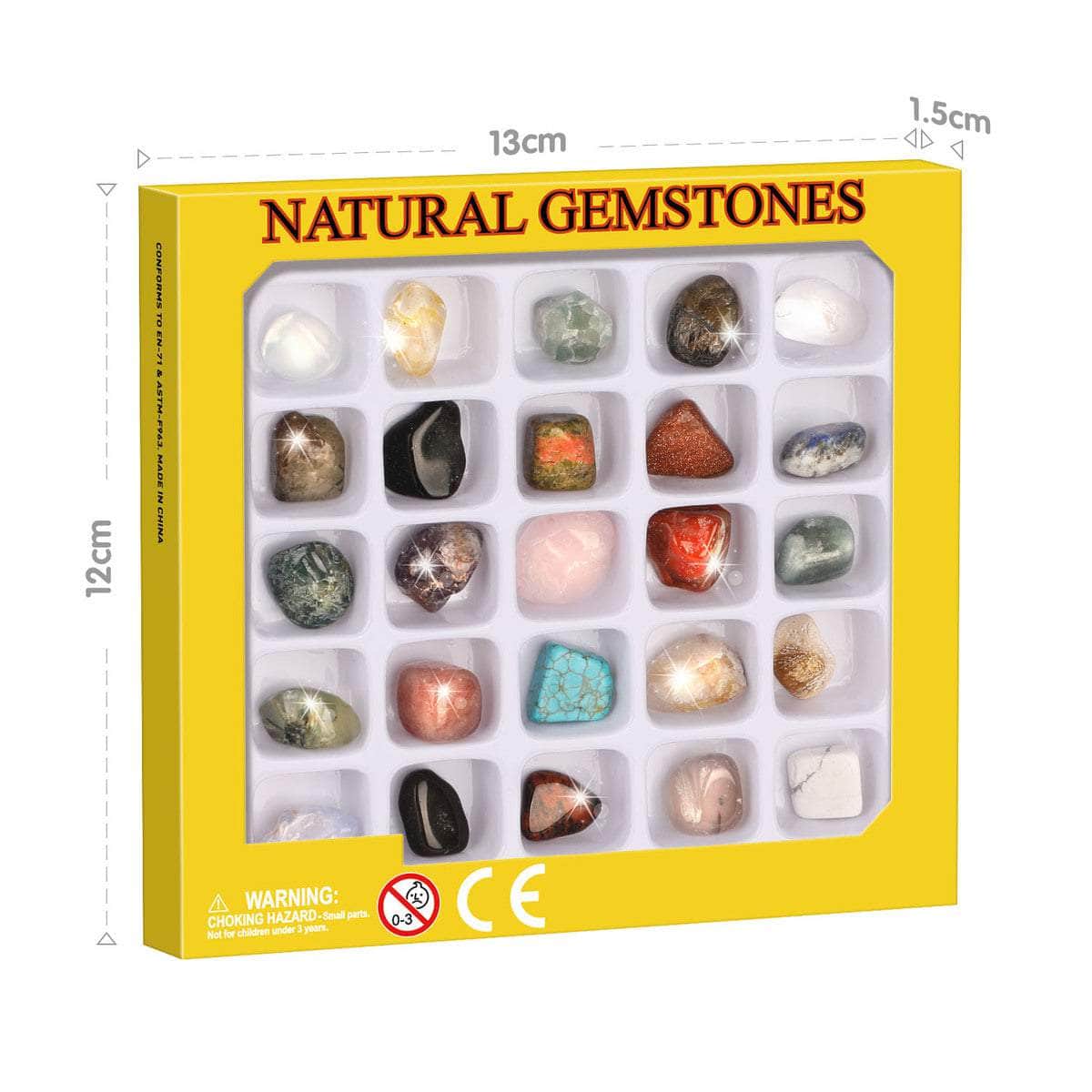 Gemstone selection box 25pcs