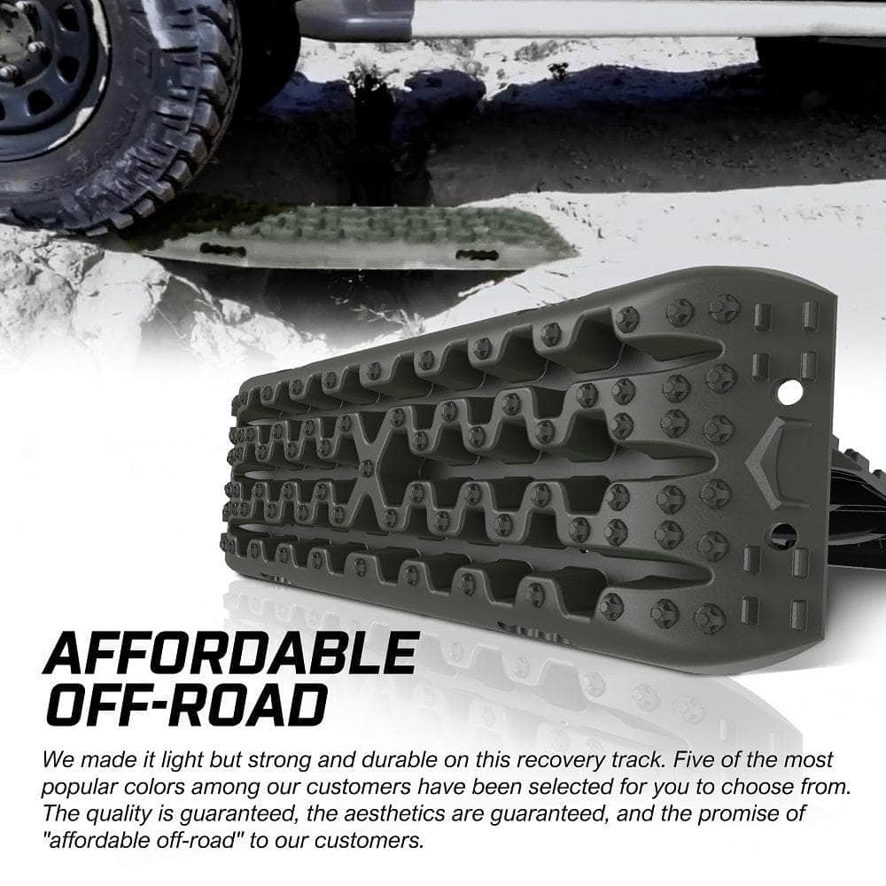 Gen3.0 Olive Offroad Vehicle 4X4 Recovery Tracks Boards (4Pcs)