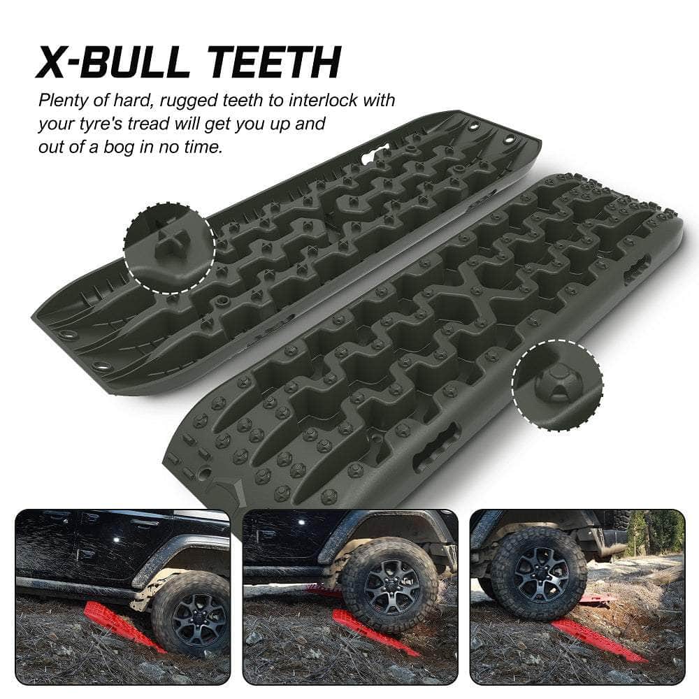 Gen3.0 Olive Offroad Vehicle 4X4 Recovery Tracks Boards (4Pcs)