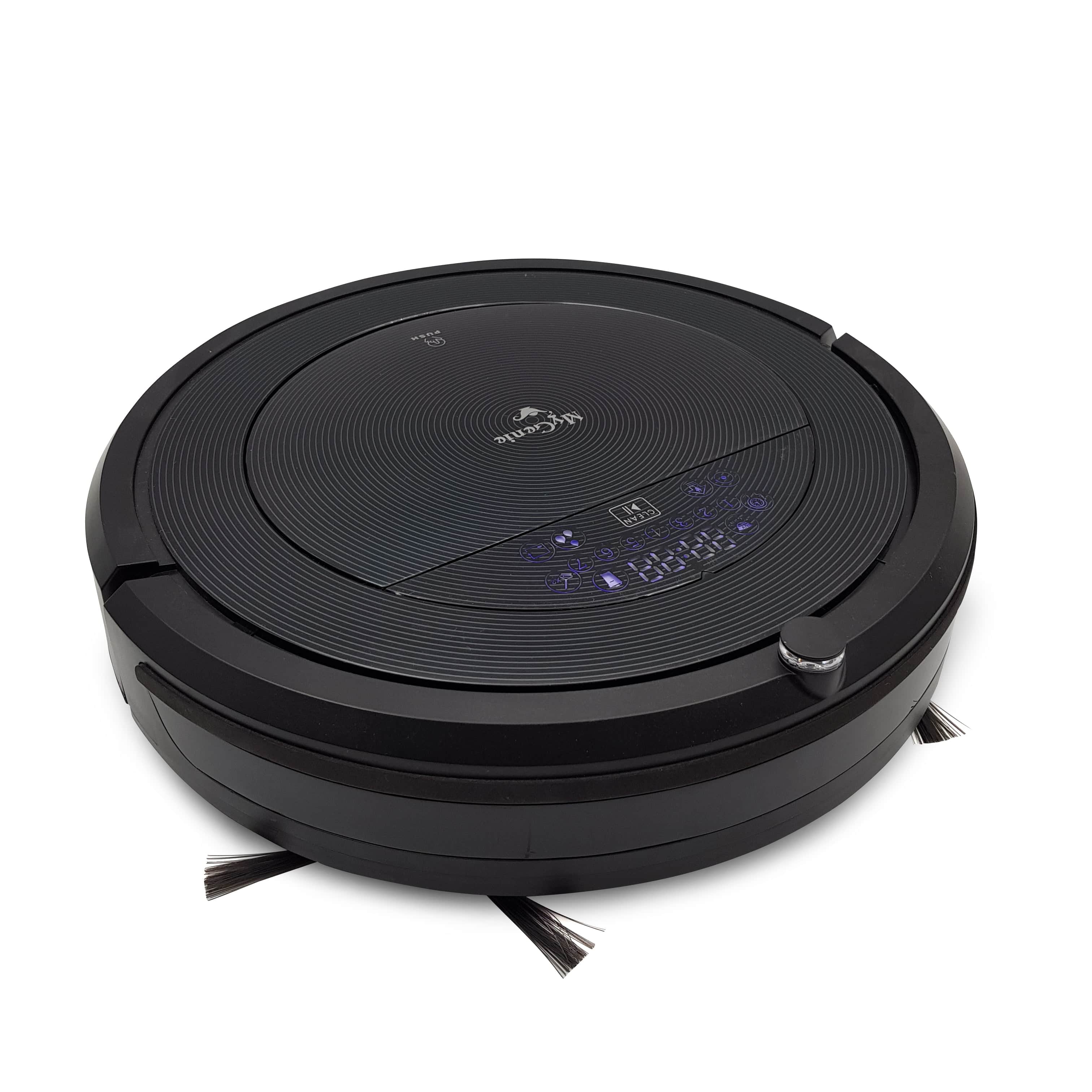 Genie Robotic Vacuum Cleaner Smart Auto Cleaning Robot Floor Mop Black