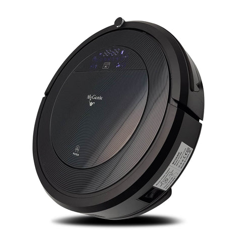 Genie Robotic Vacuum Cleaner Smart Auto Cleaning Robot Floor Mop Black