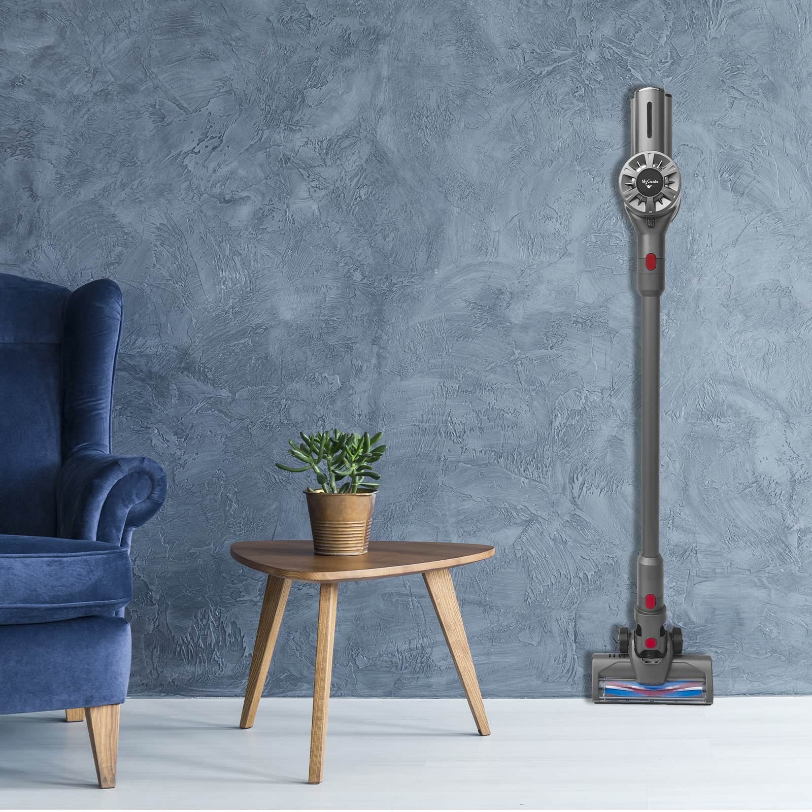 Genie X5 Cordless Stick Vacuum Cleaner Rechargeable Handheld Silver