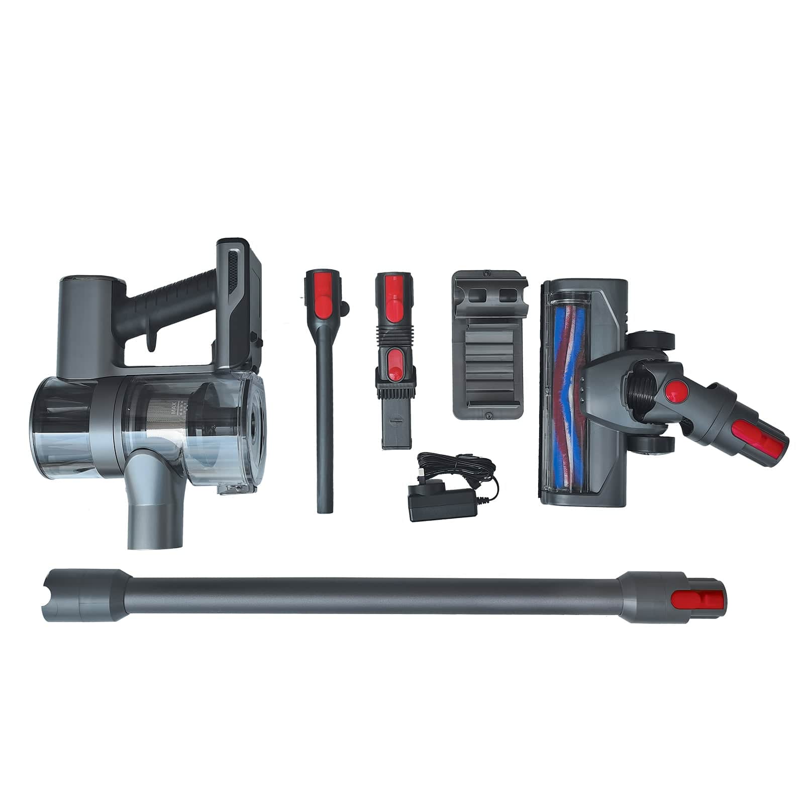 Genie X5 Cordless Stick Vacuum Cleaner Rechargeable Handheld Silver