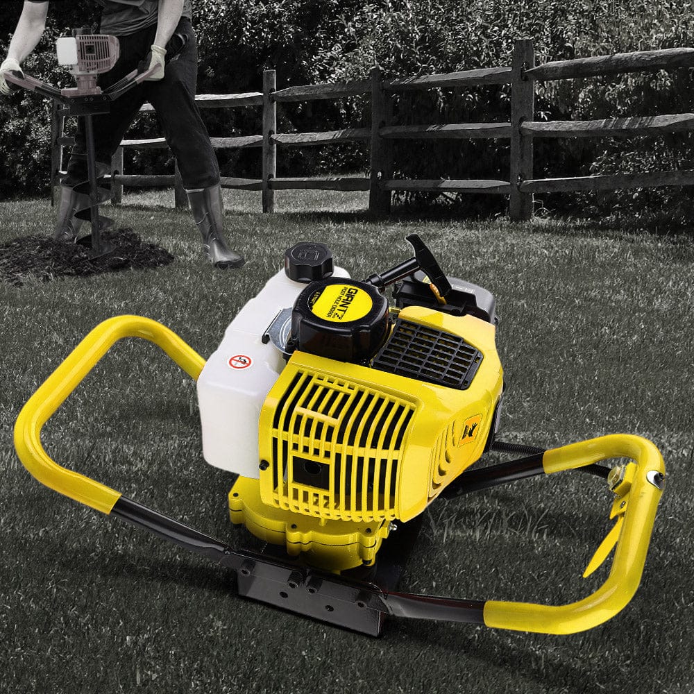 80Cc Post Hole Digger Motor Only Petrol Engine Yellow | Yellow colour