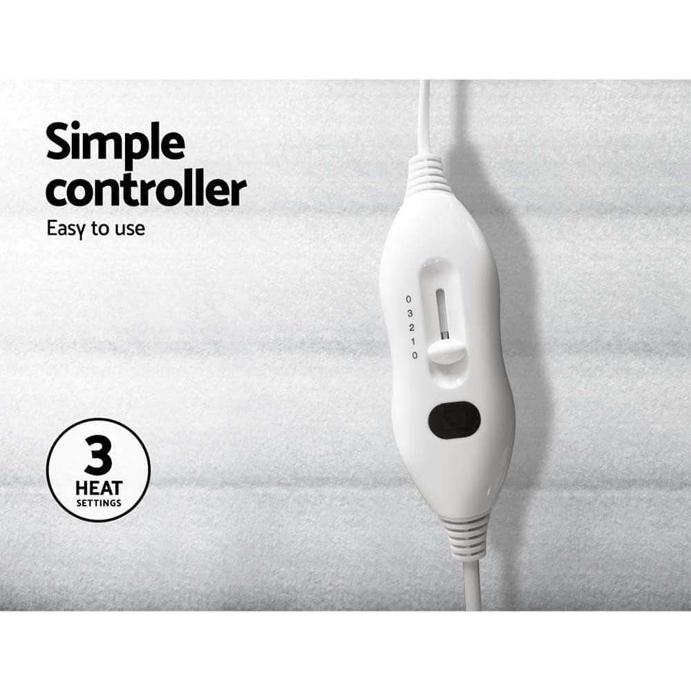 Giselle Bedding 3 Setting Fully Fitted Electric Blanket - Queen