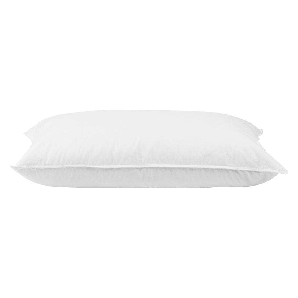 Giselle Bedding Set of 2 Goose Feather and Down Pillow - White