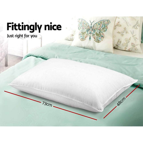 4 Pack Bed Pillow Family Hotel 48X73Cm