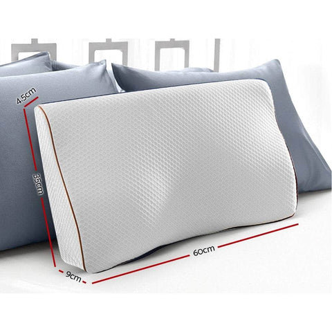 Memory Foam Contour Pillow Grey